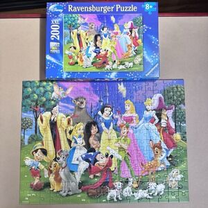 Ravensburger 200 XXL Piece Jigsaw Puzzle Disney Favorites Ages 8+ 2014 COMPLETE